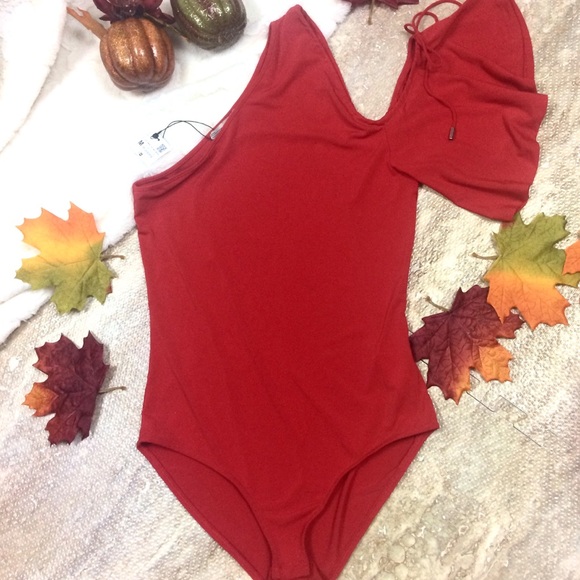 Zara Poppy Off Shoulder Body Suit Night Out - Picture 3 of 6